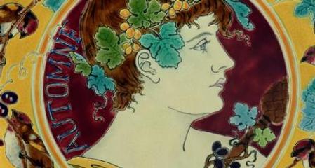 Plat décoratif "Automne"